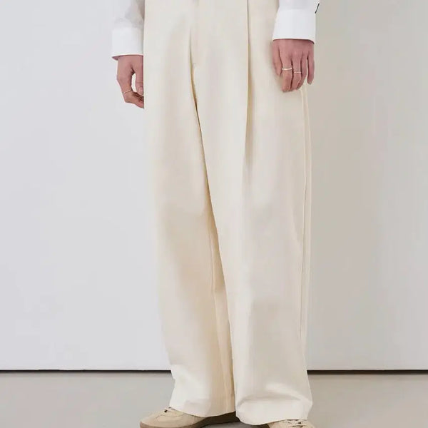 [BUNJANG] Anoblier Wide Curved Pants / 아노블리어 와이드 커브드 팬츠