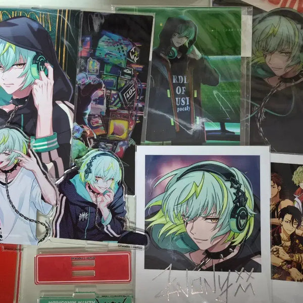 [BUNJANG] Paradox Live Kenta Mikoshiba Acrylic & Paper Bundle Set / 파라독스 라이브 고쿠락 미코시바 켄타 아크릴 지류 일괄