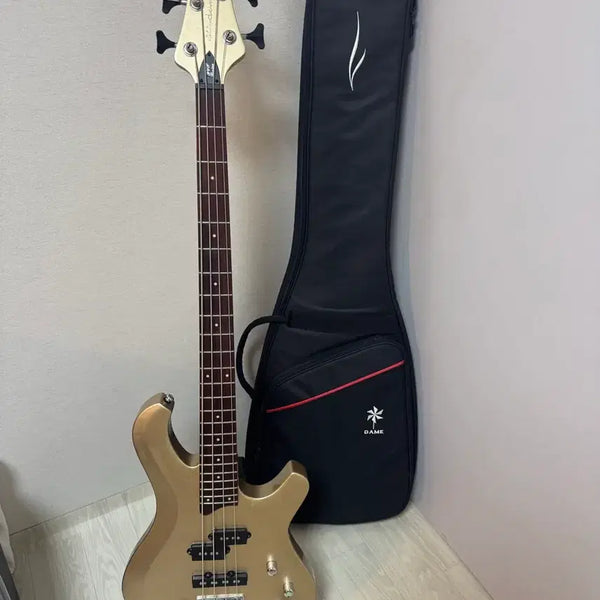 [BUNJANG] Dame Paul&Paul200 Bass Guitar Champagne Gold Metallic / *새상품급* 데임 폴앤폴200 베이스기타 샴페인골드 메탈릭