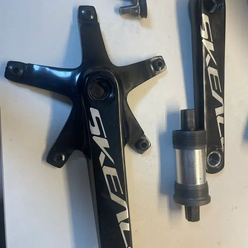 [BUNJANG] SKEI Bicycle Crankset and Square Taper Bottom Bracket Set / SKEI 자전거 크랭크셋 + 사각축 비비(BB) 세트