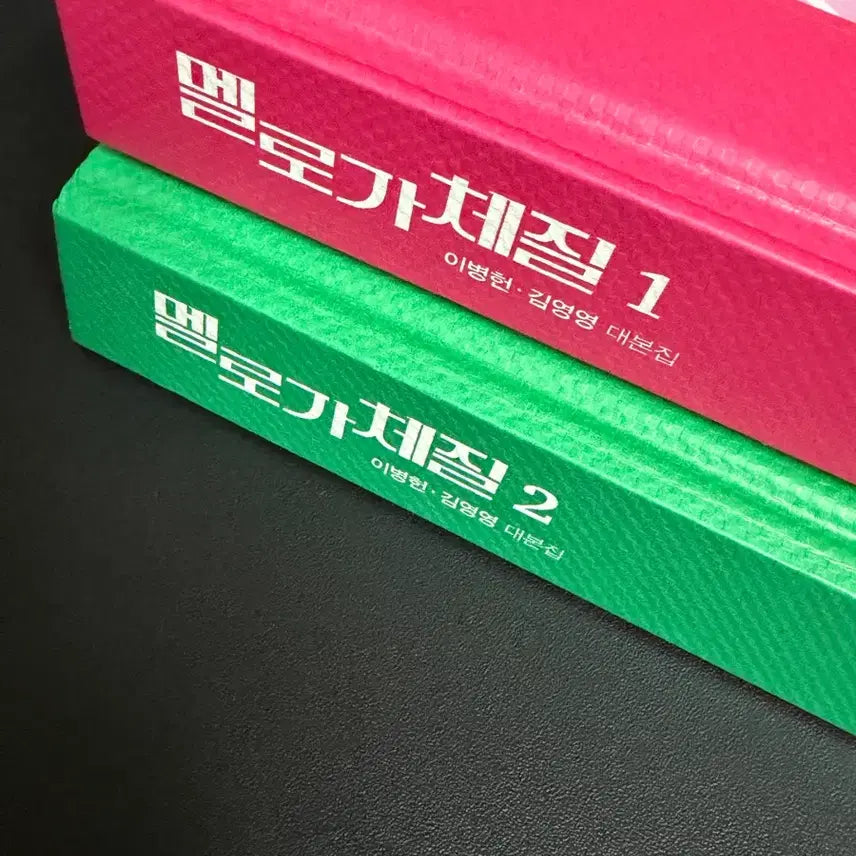 [BUNJANG] Be Melodramatic Script Book Set Volume 1 & 2 / 멜로가체질 대본집 1, 2 세트