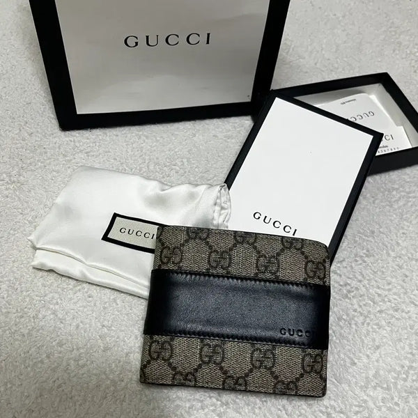 [BUNJANG] Gucci Supreme Eden Bi-Fold Wallet / 구찌 슈프림 에덴 반지갑