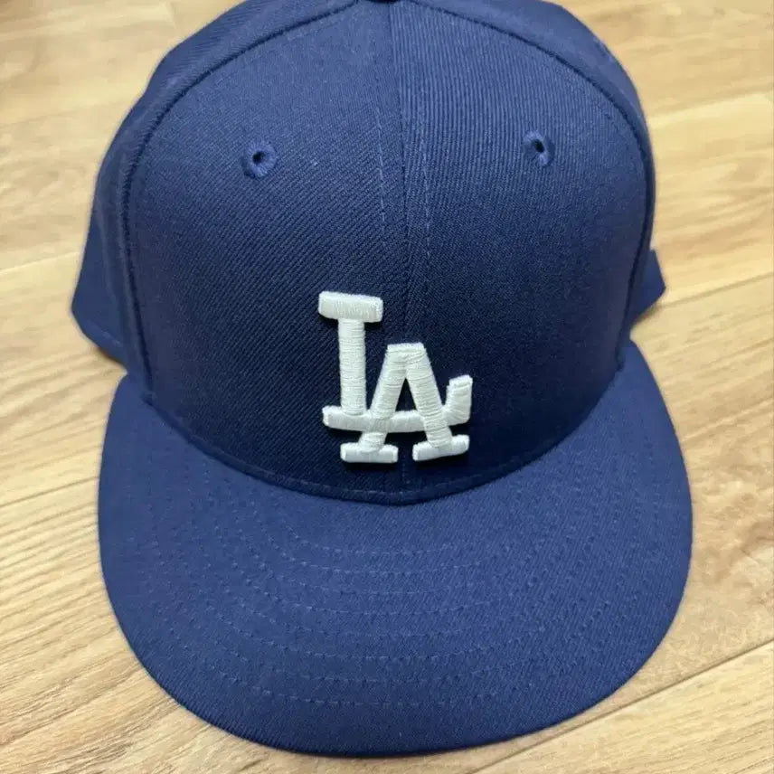 [BUNJANG] New Era LA Dodgers 59FIFTY Light Navy Fitted Cap / 뉴에라 LA 다저스 59FIFTY 라이트네이비