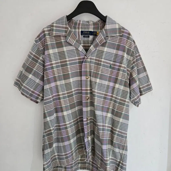 [BUNJANG] Polo Ralph Lauren Check Short Sleeve Shirt / 폴로 랄프 로렌 체크 반팔 셔츠