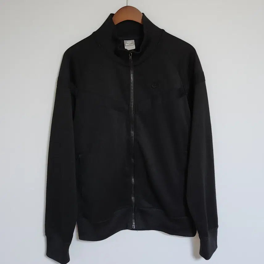 [BUNJANG] Nike Black Men's Zip-Up Jacket Embroidered Logo / [L] 나이키 블랙 남성 집업 자켓 자수 로고 남자 티셔츠 G138