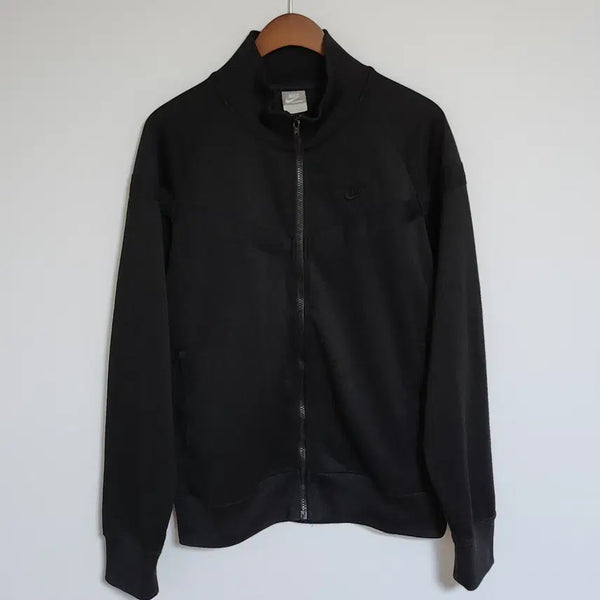 [BUNJANG] Nike Black Men's Zip-Up Jacket Embroidered Logo / [L] 나이키 블랙 남성 집업 자켓 자수 로고 남자 티셔츠 G138