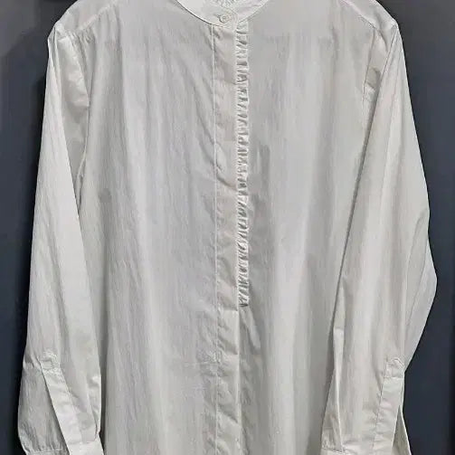 [BUNJANG] LE CAMBON White Ruffle Shirt / 르캄봉(LE CAMBON) 화이트 러플 셔츠