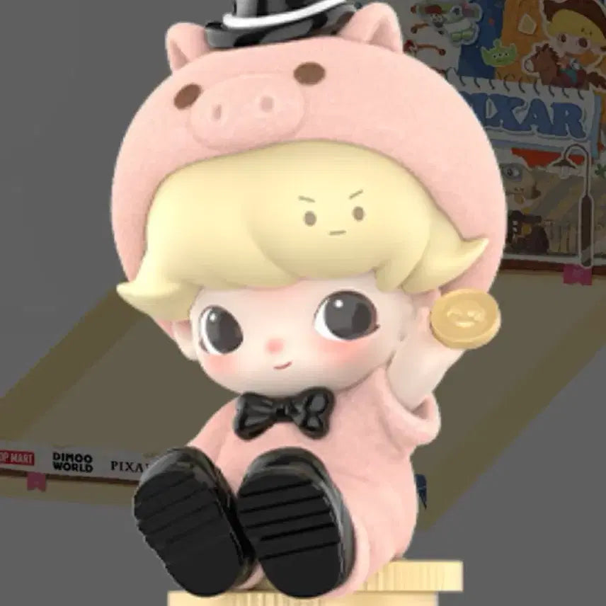[BUNJANG] Pop Mart DIMOO Pixar Collection Ham Figure / 팝마트 디무 픽사 피규어 햄