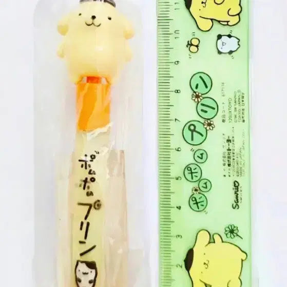 [BUNJANG] Pompompurin Stationery 2-Piece Set (Pencil Lead Case, Ruler) / 폼폼푸린 문구2종세트, 폼폼푸린 자, 폼폼푸린 샤프심
