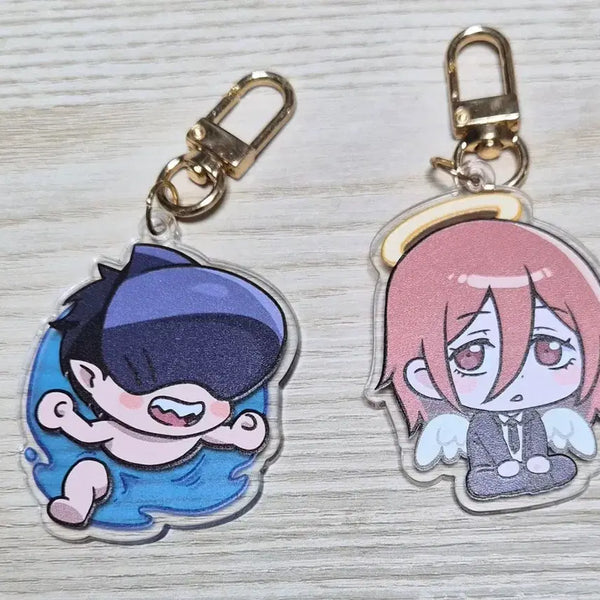 [BUNJANG] Chainsaw Man Beam & Angel Devil Keychains Bundle Set / 체인소맨 빔,천사의 악마 키링 일괄 판매