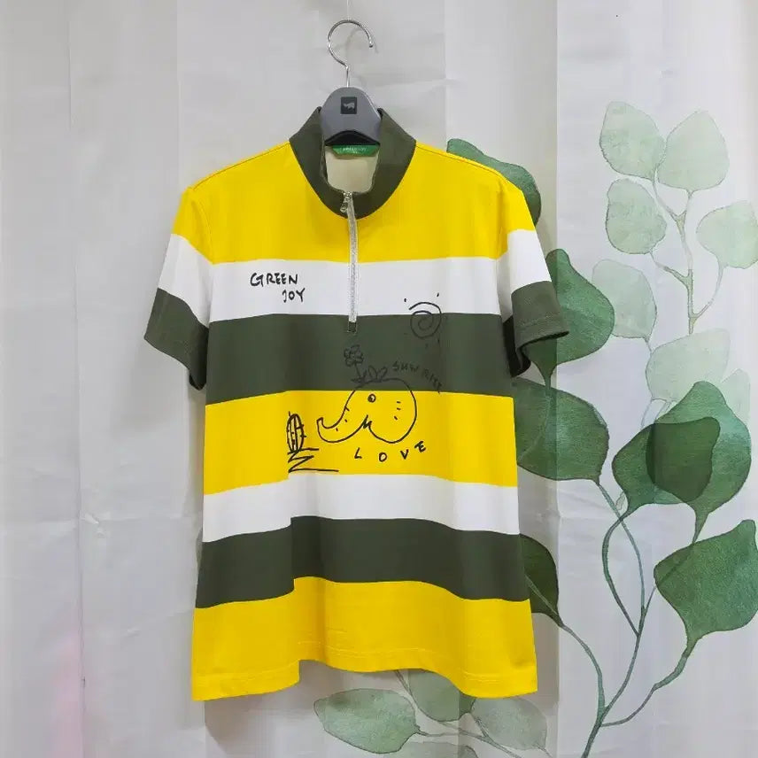 [BUNJANG] Greenjoy Women's Zip-Up T-Shirt / 그린조이 여성 집업 티셔츠