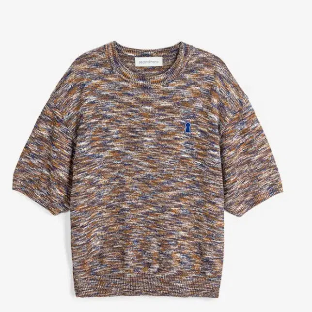 [BUNJANG] Men's Short Sleeve Knit Brown L / 남자 반팔니트 브라운L