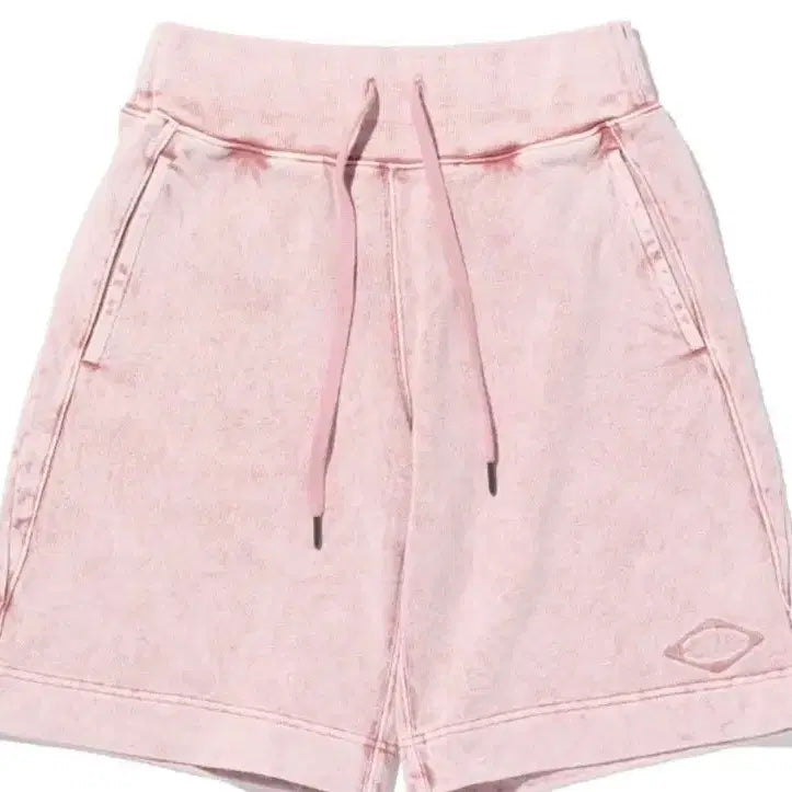 [BUNJANG] Mischief Banding Sweat Bermuda Pants Washed Pink Brown / 미스치프) 스웻 버뮤다 팬트 워시드 핑크브라운