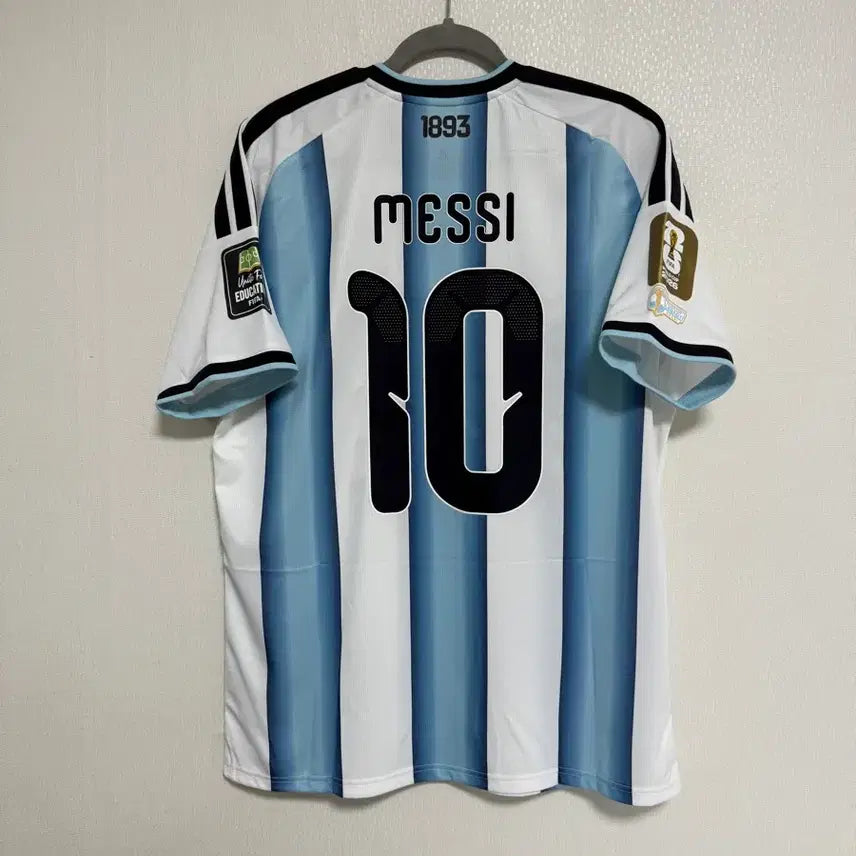 [BUNJANG] Argentina Home Jersey Lionel Messi 2022 World Cup Quarter-Final Authentic / 26-28 아르헨티나 홈 국내XL 메시 (월드컵 8강 ver)