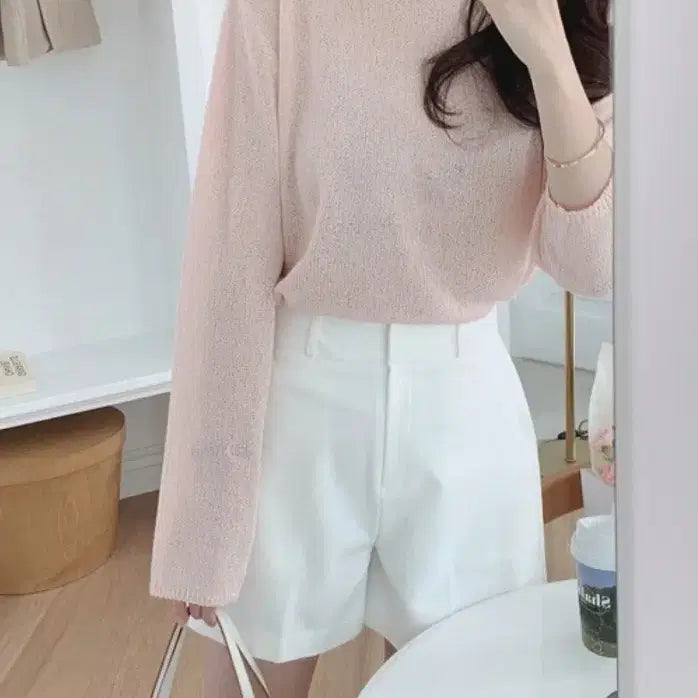 [BUNJANG] Beige You Dognyeo Summer Cool Knit / [새상품] 베이지유 도그녀 썸머 쿨링 니트 핑크