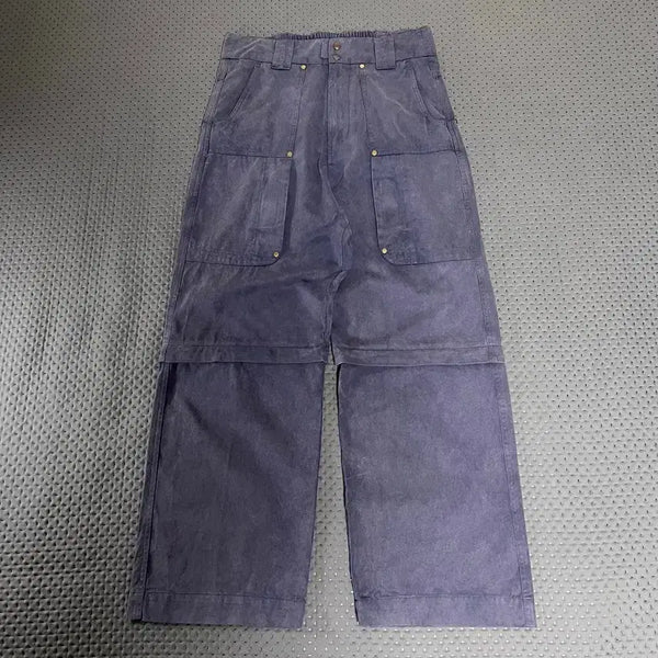 [BUNJANG] Future Lab Washed Cargo Pants Navy 48 / 퓨처랩 워시드 카고 팬츠 네이비 48