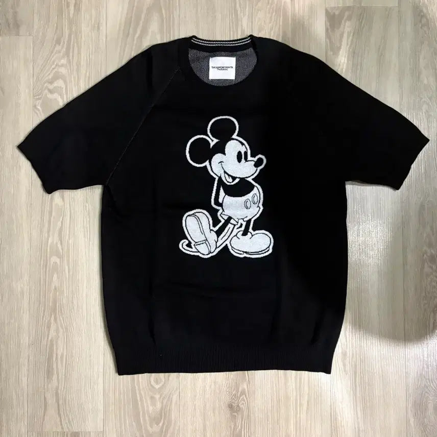 [BUNJANG] TAKAHIROMIYASHITA The Soloist. x Disney Mickey Mouse 20SS Knit (Size 46) / 솔로이스트 미키마우스 반팔 니트