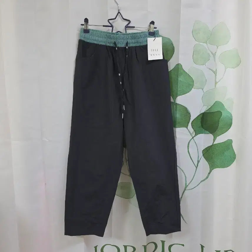 [BUNJANG] Elle Banding Crinkled Span Pants / 엘르 밴딩 바스락 바지(새상품)