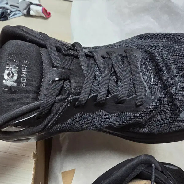 [BUNJANG] Hoka Bondi 8 All Black Men's Running Shoes / 호카 본디 8 올 블랙 남성 운동화 260