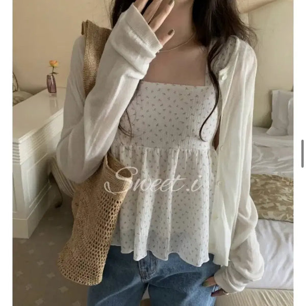 [BUNJANG] PrettY_YongThing Linen Round Cardigan Ivory / 새상품 프리티영띵 린넨 라운드 가디건 아이보리