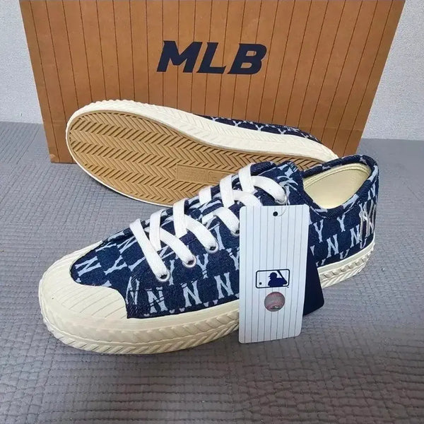 [BUNJANG] MLB Chunky Canvas Type Sneakers (NY) / MLB 청키 컨버스 타입 운동화(NY)