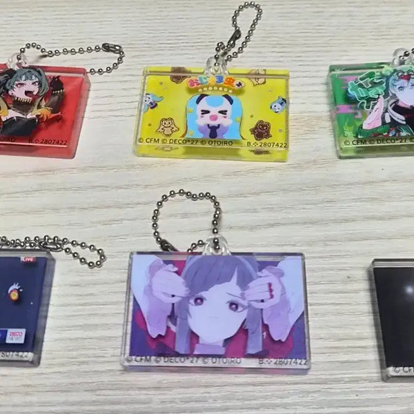 [BUNJANG] DECO*27 Keychain 6 Types Bundle Set / DECO*27 키링 6종 일괄