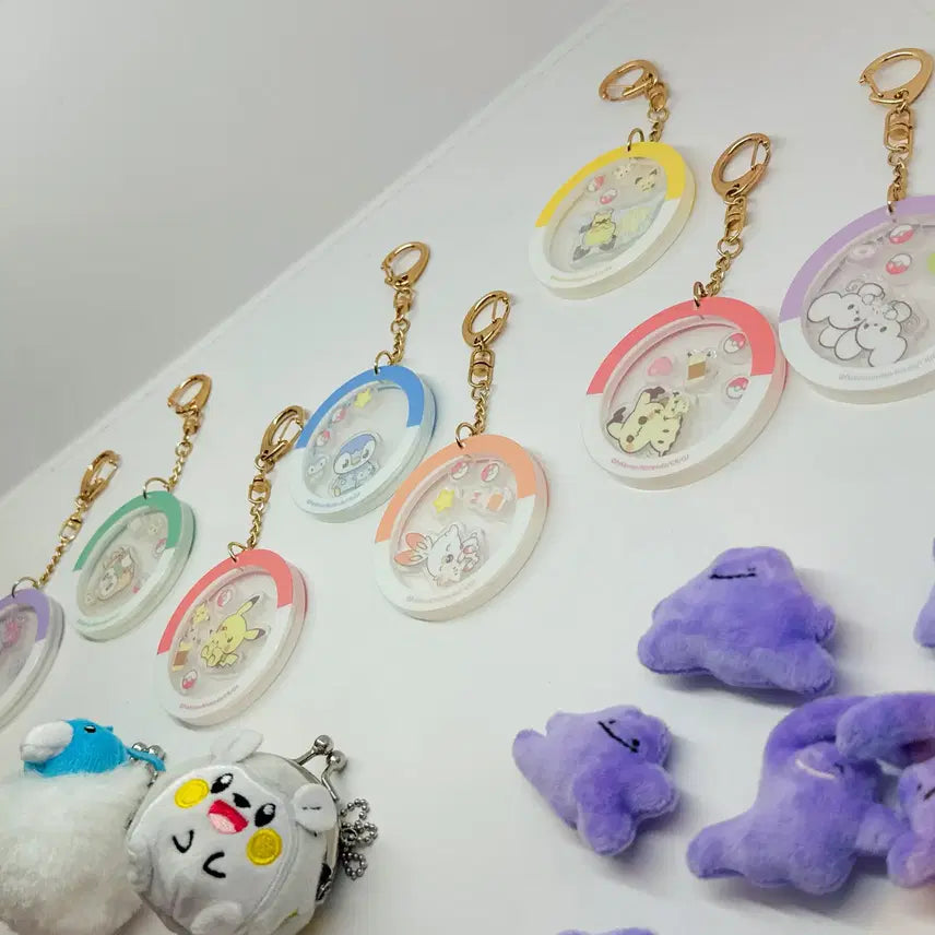 [BUNJANG] Pokemon Busan Gacha Shaking Acrylic Keyring / 포켓몬 부산 가챠 흔들흔들 아크릴키링 판매해요.
