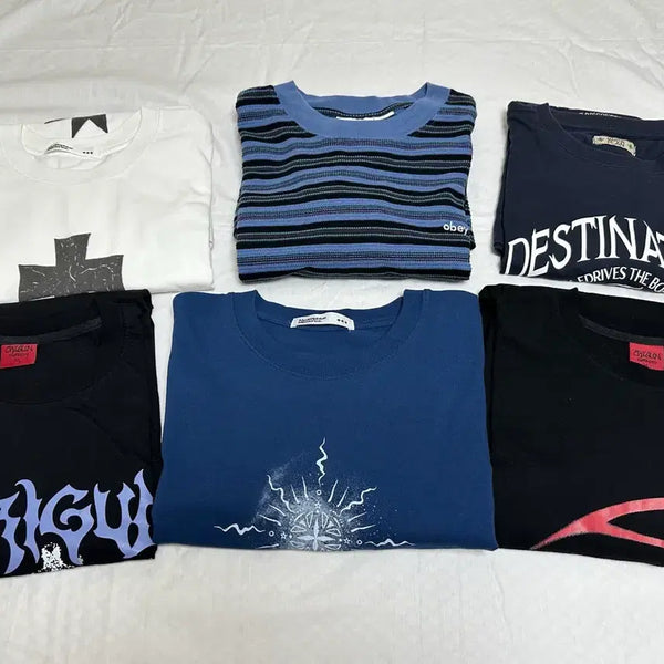 [BUNJANG] Musinsa Entry Brand T-Shirts Bundle / 무신사 입점 브랜드 반팔 만원대 정리합니다! 오베이 마틴플랜 등
