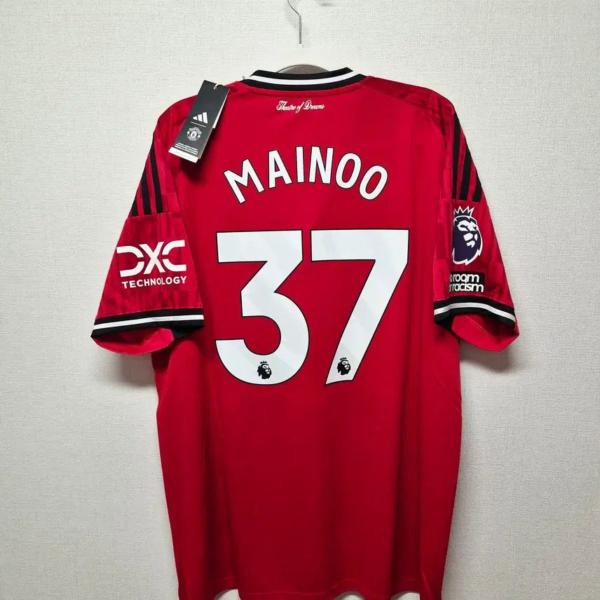 [BUNJANG] Manchester United 25-26 Home No. 37 Mainoo Authentic Jersey / (새상품) 25-26 맨유 홈 No.37 마이누 정품 유니폼