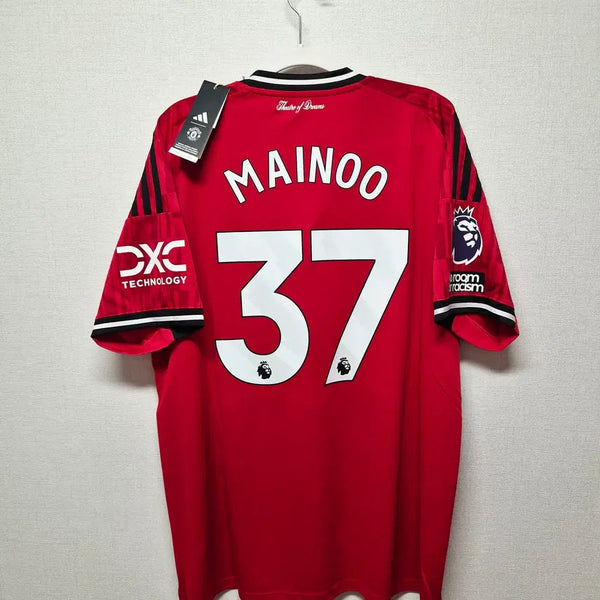 [BUNJANG] Manchester United 25-26 Home No. 37 Mainoo Authentic Jersey / (새상품) 25-26 맨유 홈 No.37 마이누 정품 유니폼
