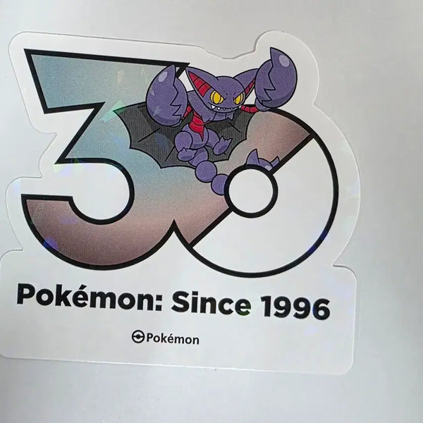 [BUNJANG] Pokemon 30th Anniversary Glaceon Logo Sticker / 포켓몬 30주년 로고 스티커 글라이온