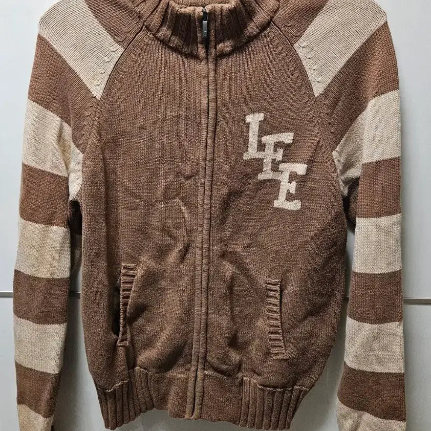 [BUNJANG] Lee Colorblock Raglan Knit Zip-Up / Lee  배색 나그랑 니트집업