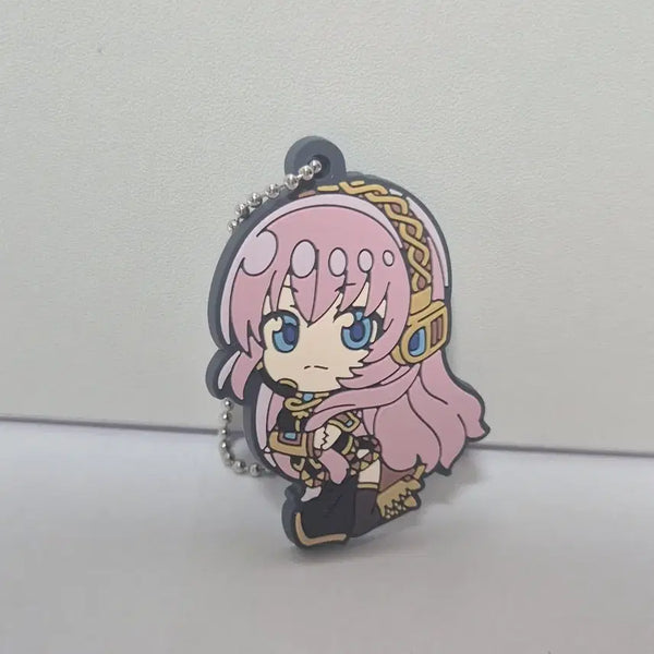 [BUNJANG] Megurine Luka Rubber Strap Keychain Vocaloid / 메구리네 루카 러버스크랩 키링 가챠 보컬로이드 보카로 미소녀