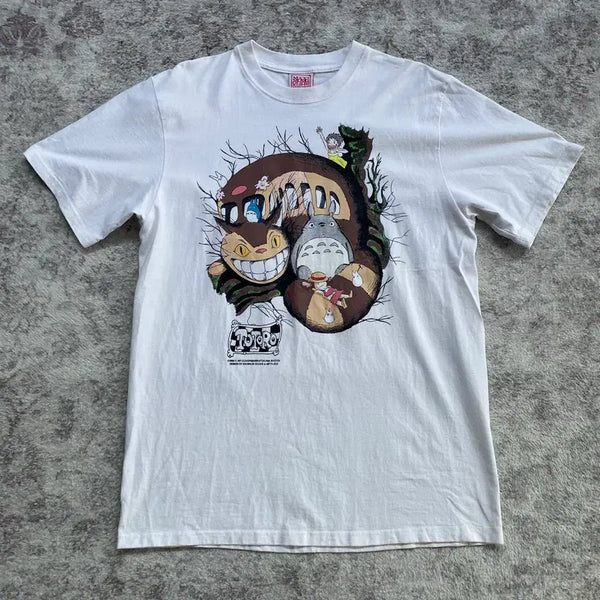 [BUNJANG] Studio Ghibli Totoro Bootleg Animation T-Shirt / 지브리 토토로 부틀렉 애니메이션 티셔츠 애니티