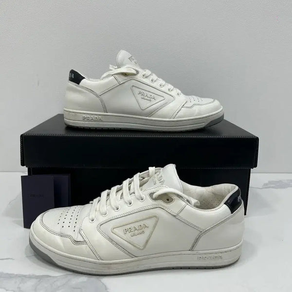 [BUNJANG] Prada Sneakers White Size 6.5 / {6.5 Size} 프라다 스니커즈 화이트