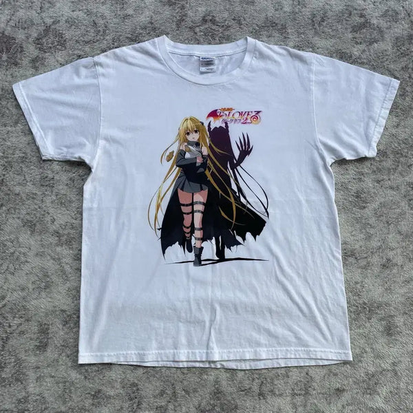 [BUNJANG] To Love Ru Bootleg Animation T-Shirt / 투러브트러블 부틀렉 애니메이션 티셔츠 애니티