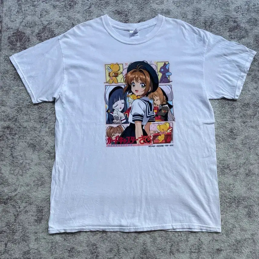 [BUNJANG] Cardcaptor Sakura Bootleg Animation T-Shirt / 카드캡터체리 부틀렉 애니메이션 티셔츠 애니티