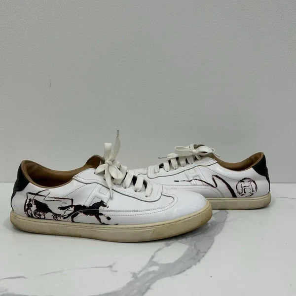 [BUNJANG] Hermès White Sneakers Size 43 / {43 Size} 에르메스 화이트 스니커즈