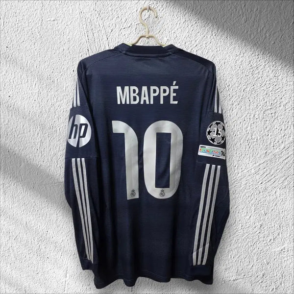 [BUNJANG] Real Madrid 25-26 Long Sleeve Away MBAPPE Jersey (Size 2XL) / 레알마드리드 25-26 긴팔 어웨이 음바페 국내 2XL