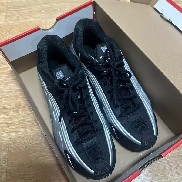 [BUNJANG] Nike Shox R4 Metallic Silver Black 275mm / 나이키 샥스 R4 메탈릭 실버 블랙 275mm