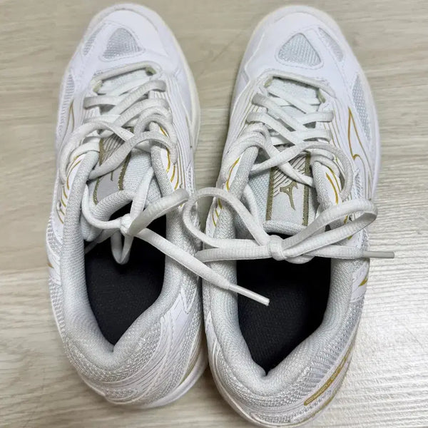 [BUNJANG] Mizuno Cyclone Speed 4 White Gold 240 / 미즈노 사이클론 스피드 4 화이트골드 240