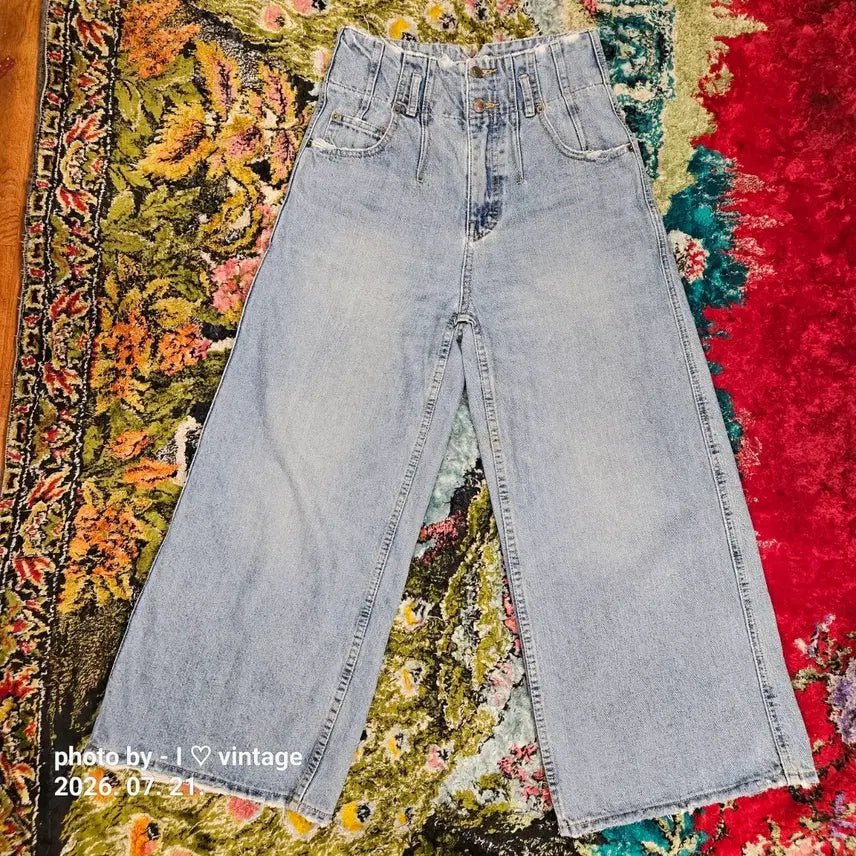 [BUNJANG] Celine High-Waisted Wide-Fit Denim Jeans / 셀린느 하이 웨스트 와이드 핏 청바지 26