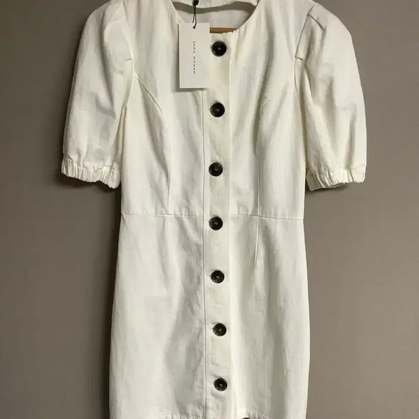 [BUNJANG] Zara Women's Short Sleeve Dress White / (새상품) 자라 여성 반팔 원피스 화이트