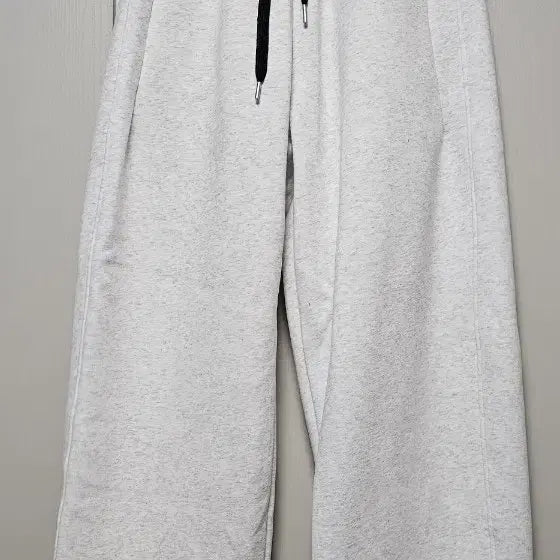 [BUNJANG] Light Gray Brushed Wide Jogger Pants / 기모 와이드 조거 팬츠 라이트 그레이