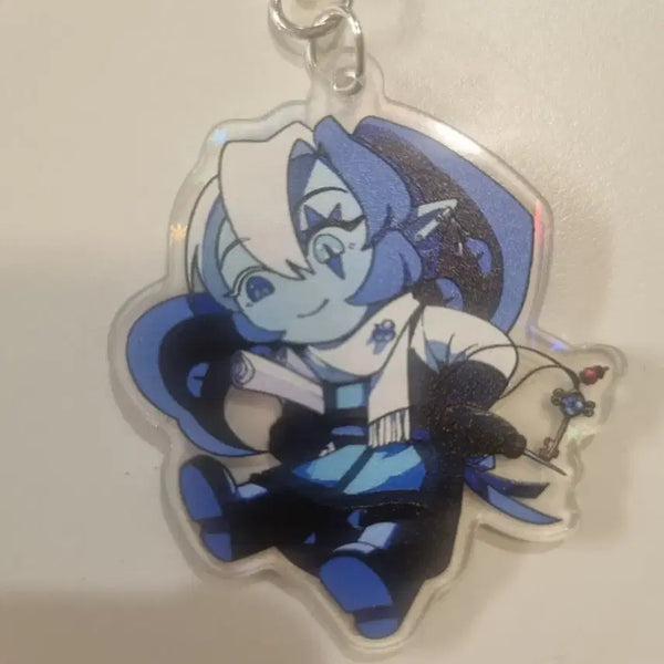 [BUNJANG] Cookierun Shadow Milk Acrylic Keyring / 쿠키런 쉐밀 비공 아크릴 키링 쉐도우밀크 비공굿
