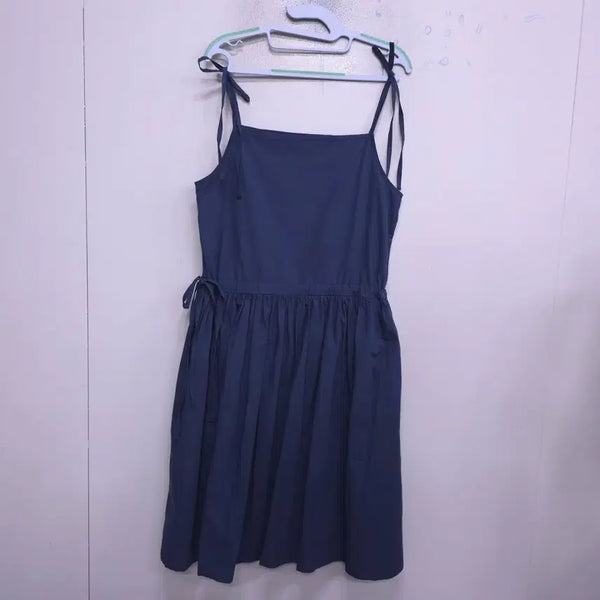 [BUNJANG] UniqJ V-neck Sleeveless Dress - Size Free / 유니제이) 국내제작 거의새거 뷔스티에 원피스 -F