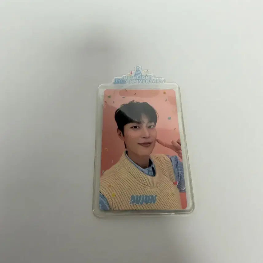 [BUNJANG] Highlight 15th Anniversary Popup MD Yoon Doojoon Photocard Sleeve Set / 하이라이트 15주년 팝업 MD) 윤두준 포토카드 슬리브 세트