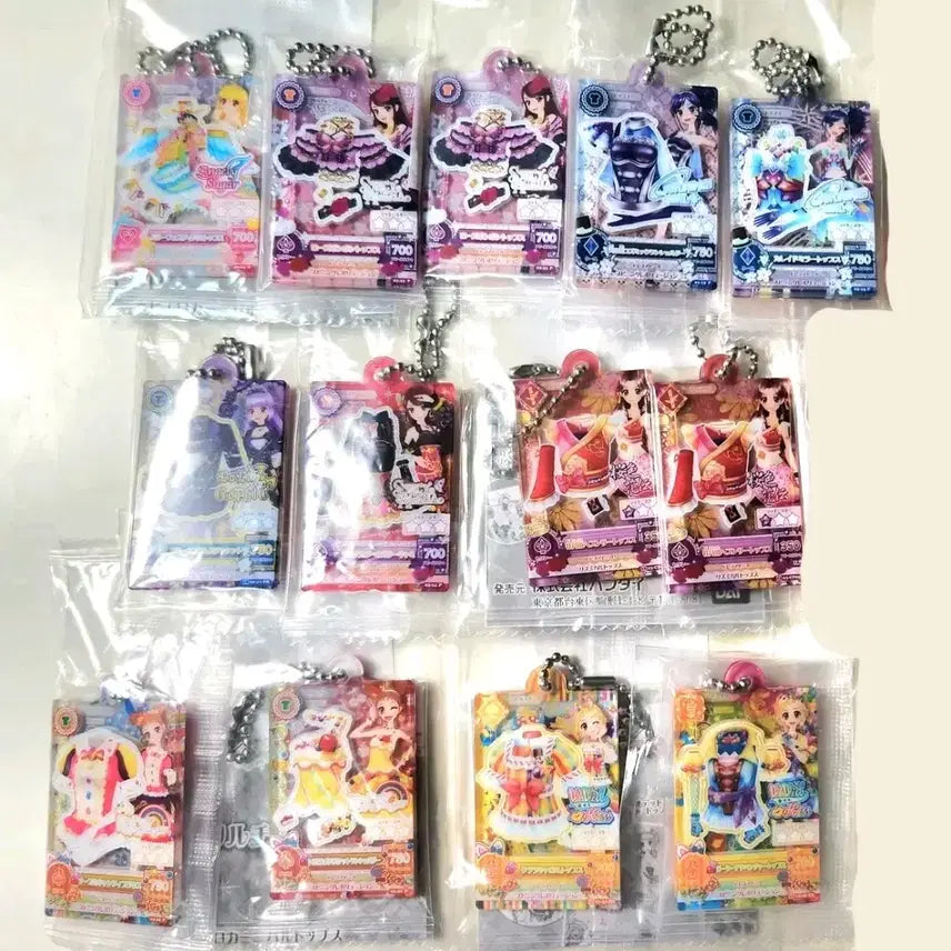 [BUNJANG] Aikatsu! Pre Gacha Keyring - Lime, Marine, Lila, Bora, Arang, Shu, Lisa, Luna, Baron, Dolly Devil / [판매] 아이카츠 프레 가챠 가샤폰3 프레 키링 - 라임 마린 리라 보라 아랑 슈 리사 루나 바론 돌리데빌 스타페스티벌