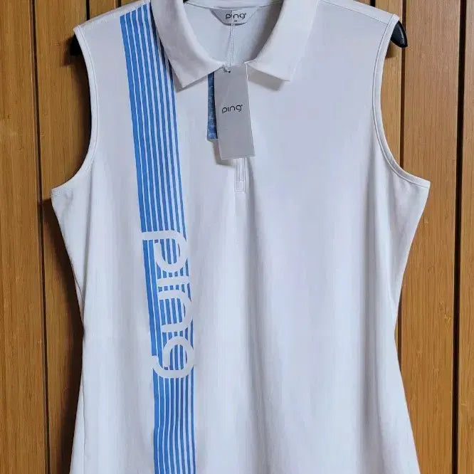 [BUNJANG] PING Golf Women's Sleeveless Performance Vest T-Shirt Size 95 (New) / 핑 골프 여성 기능성 반집업 민소매 티셔츠 95(새상품)