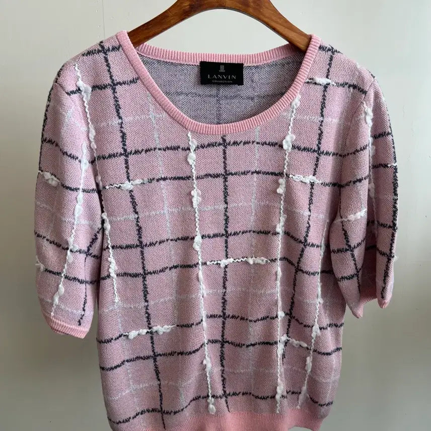 [BUNJANG] Lanvin Knit Short Sleeve Shirt (Authentic) / 랑방 니트 반팔(정품)
